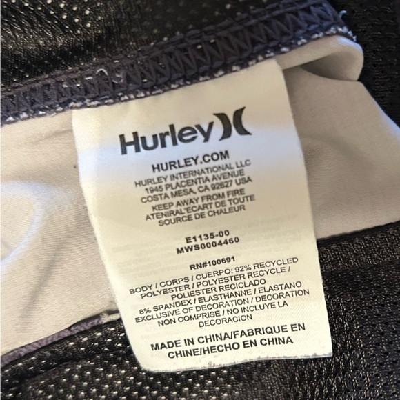 Hurley Dri Fit Men’s Casual Shorts Size 36. 9” Inseam. 2-way Stretch Comfortable - Picture 7 of 11